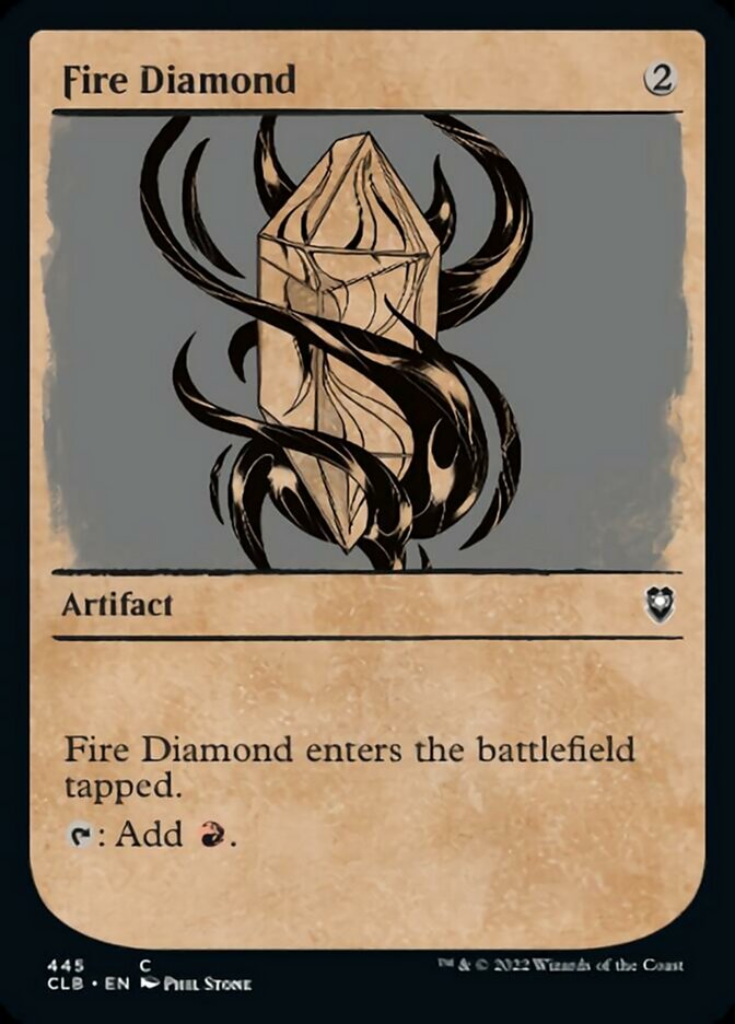 Fire Diamond (Showcase) [Commander Legends: Battle for Baldur's Gate] | Good Games Morley