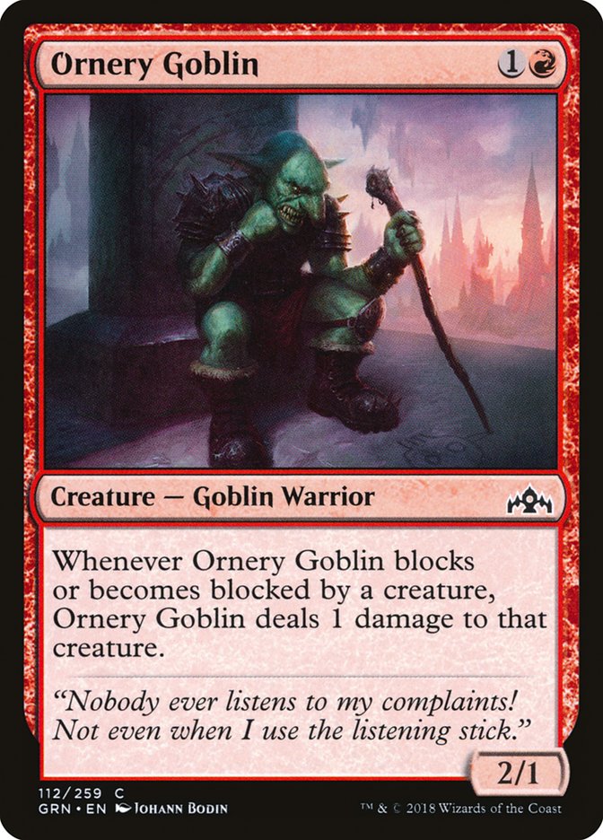 Ornery Goblin [Guilds of Ravnica] | Good Games Morley