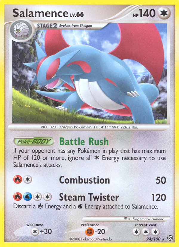 Salamence (24/100) [Diamond & Pearl: Stormfront] | Good Games Morley