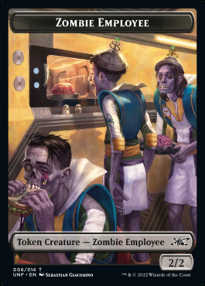 Zombie Employee Token [Unfinity Tokens] | Good Games Morley