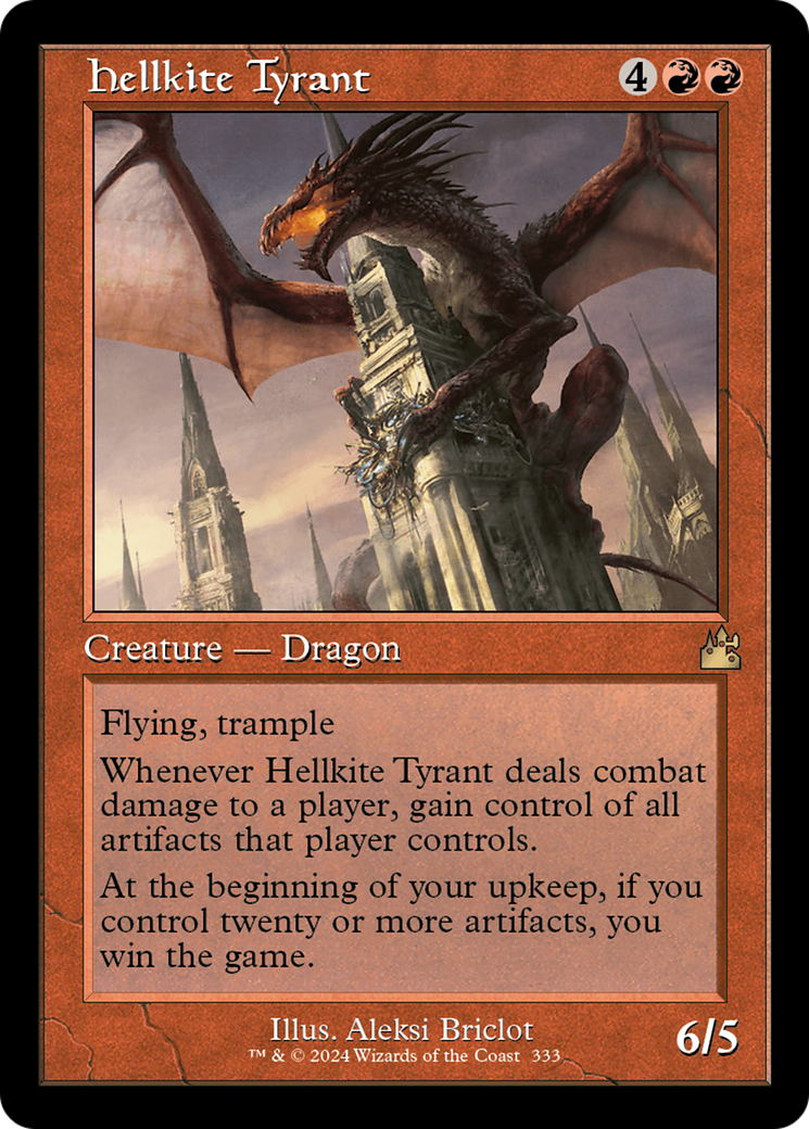 Hellkite Tyrant (Retro Frame) [Ravnica Remastered] | Good Games Morley