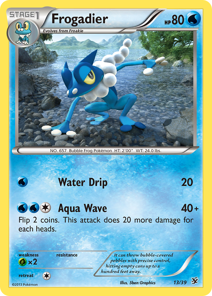 Frogadier (13/39) [XY: Kalos Starter Set] | Good Games Morley