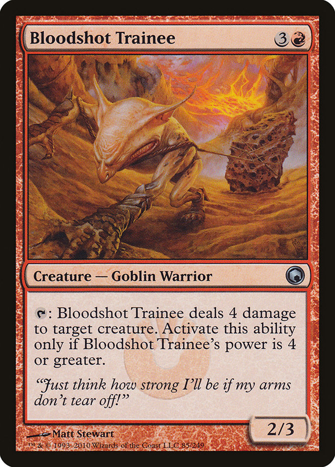 Bloodshot Trainee [Scars of Mirrodin] | Good Games Morley