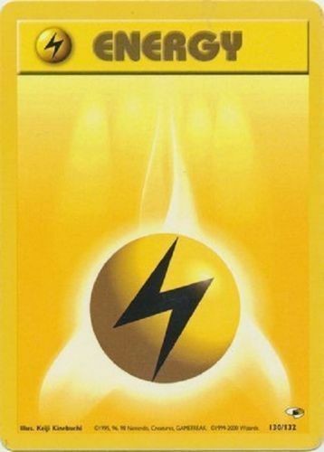Lightning Energy (130/132) [Gym Heroes Unlimited] | Good Games Morley