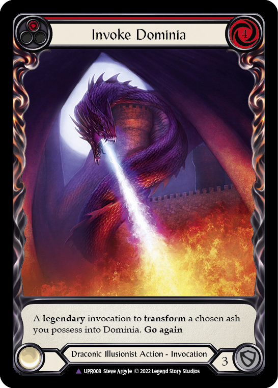 Invoke Dominia // Dominia (Marvel) [UPR008] (Uprising)  Cold Foil | Good Games Morley