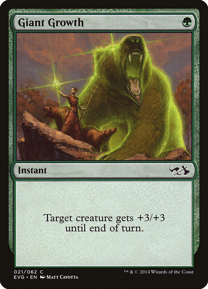 Giant Growth (Elves vs. Goblins) [Duel Decks Anthology] | Good Games Morley
