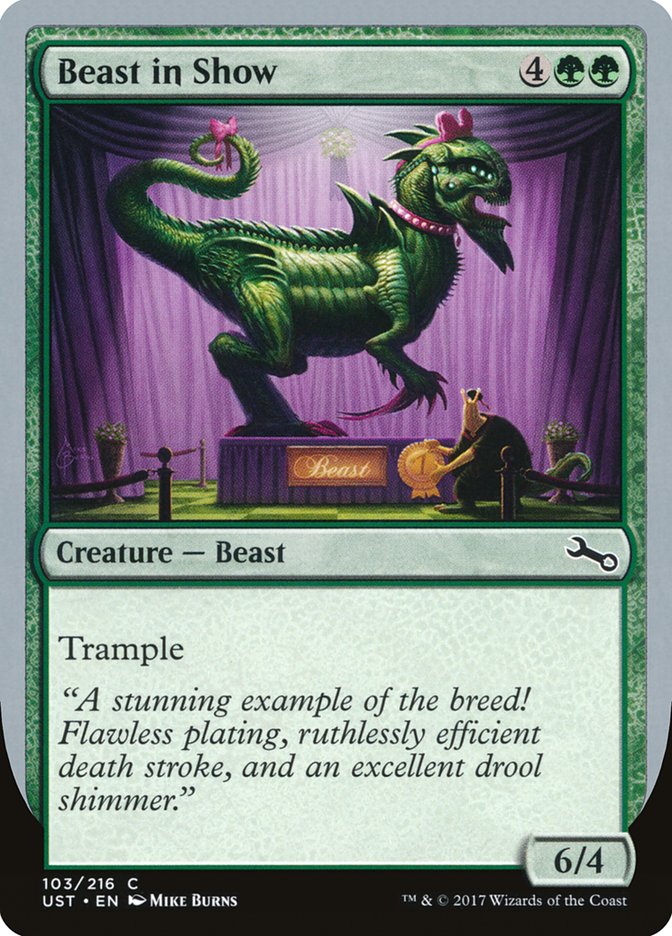 Beast in Show ("A stunning example...") [Unstable] | Good Games Morley