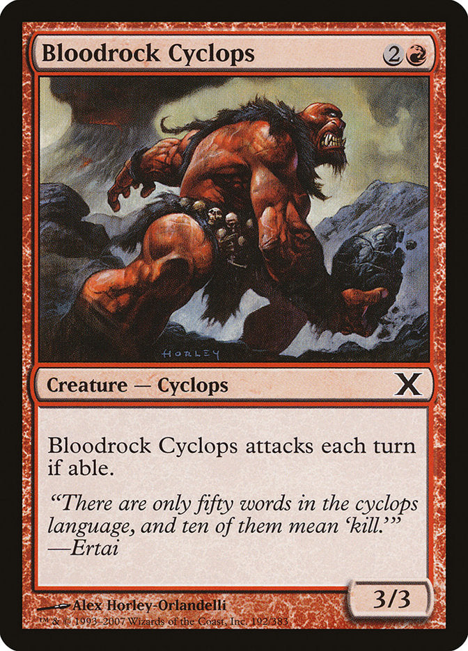 Bloodrock Cyclops [Tenth Edition] | Good Games Morley