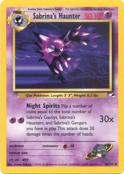 Sabrina's Haunter (58/132) [Gym Heroes Unlimited] | Good Games Morley
