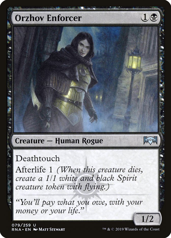 Orzhov Enforcer [Ravnica Allegiance] | Good Games Morley