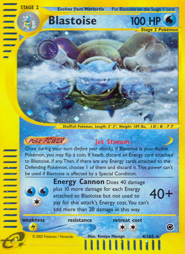 Blastoise (4/165) [Expedition: Base Set] | Good Games Morley