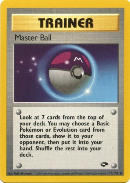 Master Ball (116/132) [Gym Challenge Unlimited] | Good Games Morley