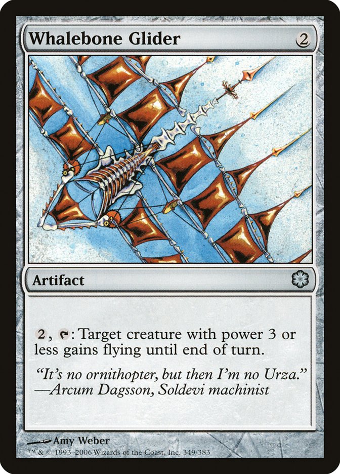 Whalebone Glider [Coldsnap Theme Decks] | Good Games Morley