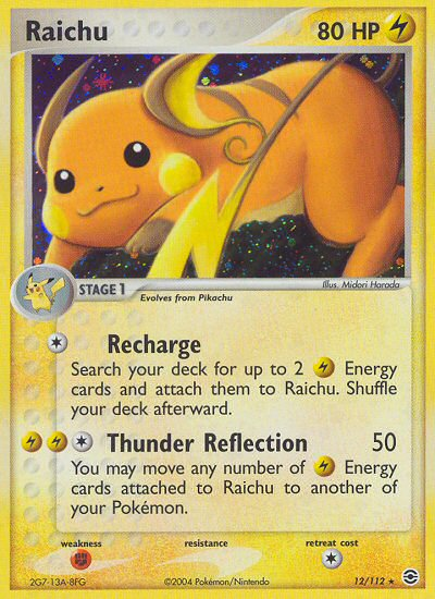 Raichu (12/112) [EX: FireRed & LeafGreen] | Good Games Morley