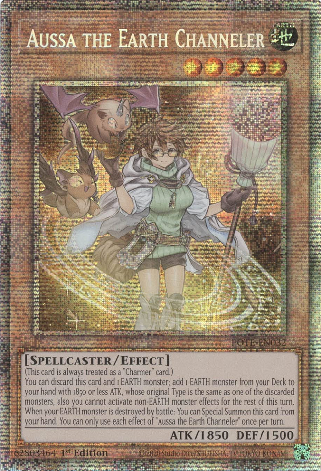 Aussa the Earth Channeler [POTE-EN032] Starlight Rare | Good Games Morley