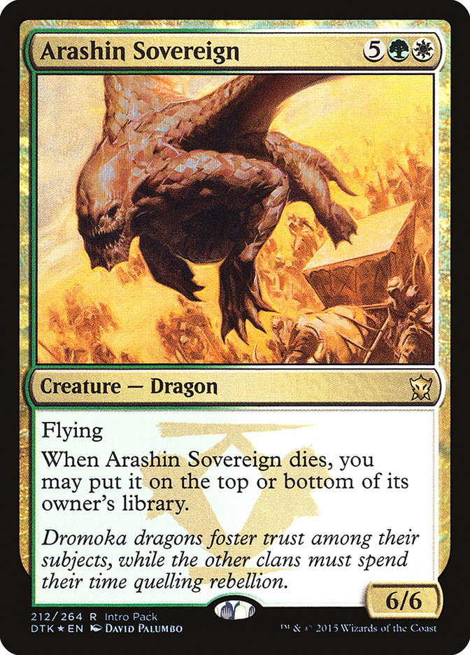 Arashin Sovereign (Intro Pack) [Dragons of Tarkir Promos] | Good Games Morley