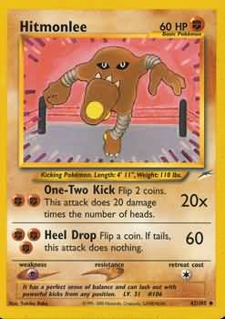 Hitmonlee (42/105) [Neo Destiny Unlimited] | Good Games Morley