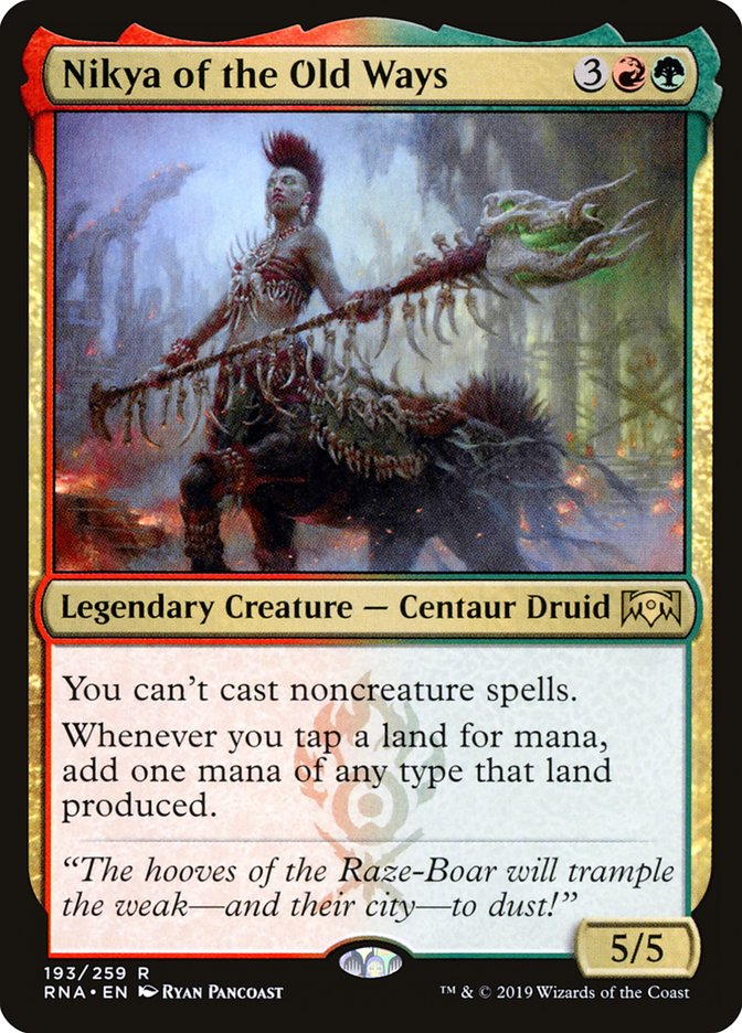 Nikya of the Old Ways [Ravnica Allegiance] | Good Games Morley
