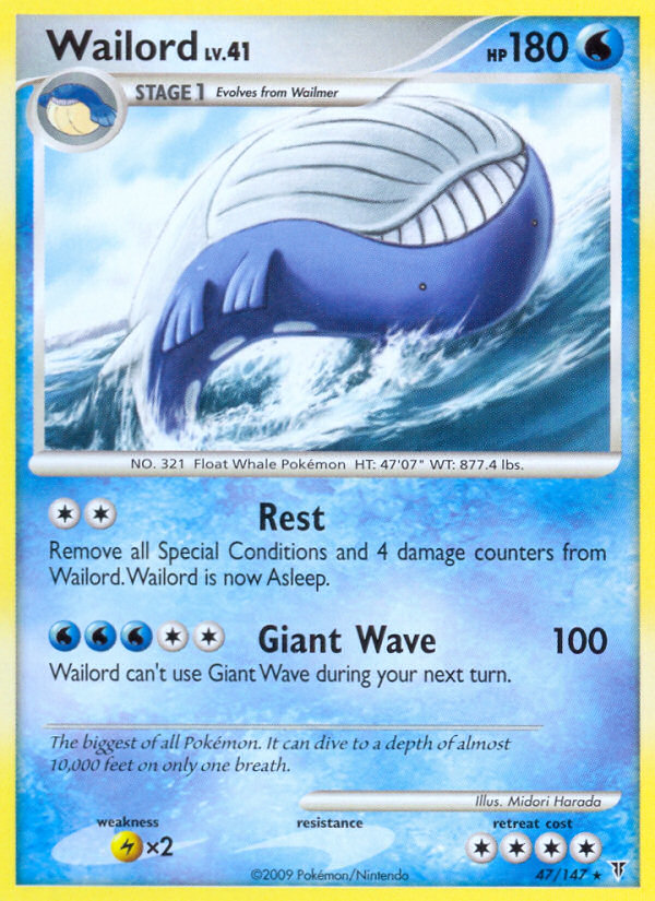 Wailord (47/147) [Platinum: Supreme Victors] | Good Games Morley