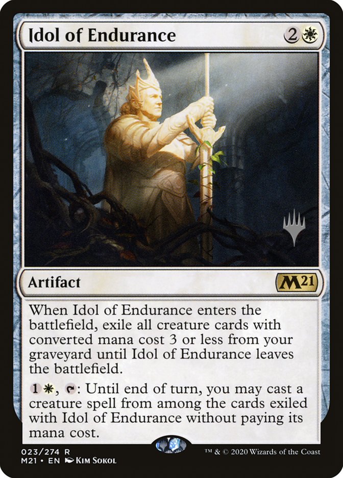 Idol of Endurance (Promo Pack) [Core Set 2021 Promos] | Good Games Morley