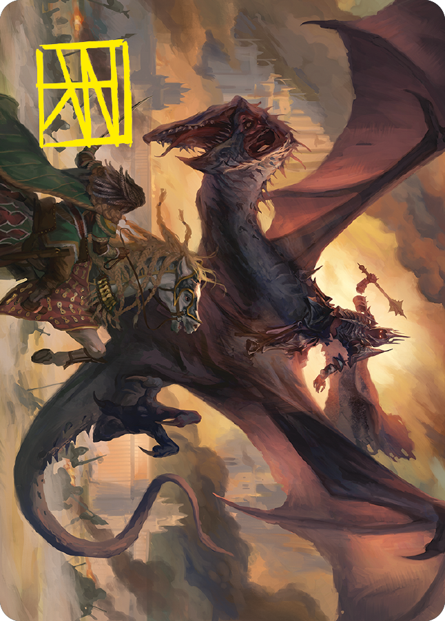 Witch-king, Bringer of Ruin Art Card (Gold-Stamped Signature) [The Lord of the Rings: Tales of Middle-earth Art Series] | Good Games Morley