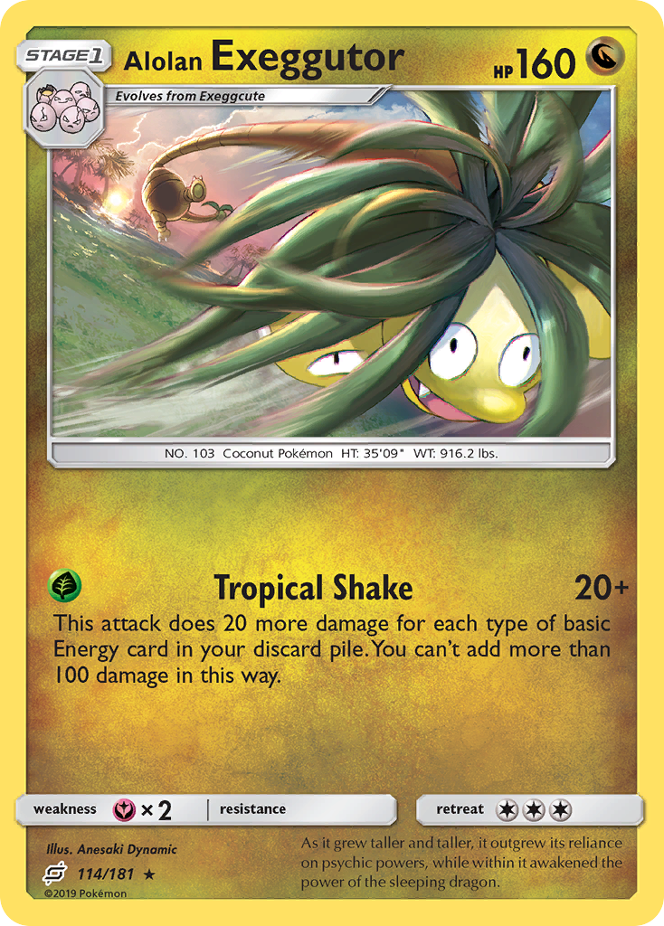 Alolan Exeggutor (114/181) [Sun & Moon: Team Up] | Good Games Morley
