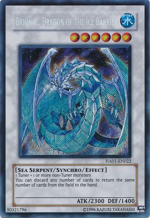 Brionac, Dragon of the Ice Barrier [HA01-EN022] Secret Rare | Good Games Morley