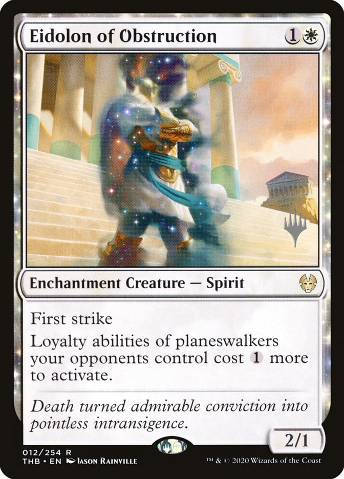 Eidolon of Obstruction (Promo Pack) [Theros Beyond Death Promos] | Good Games Morley