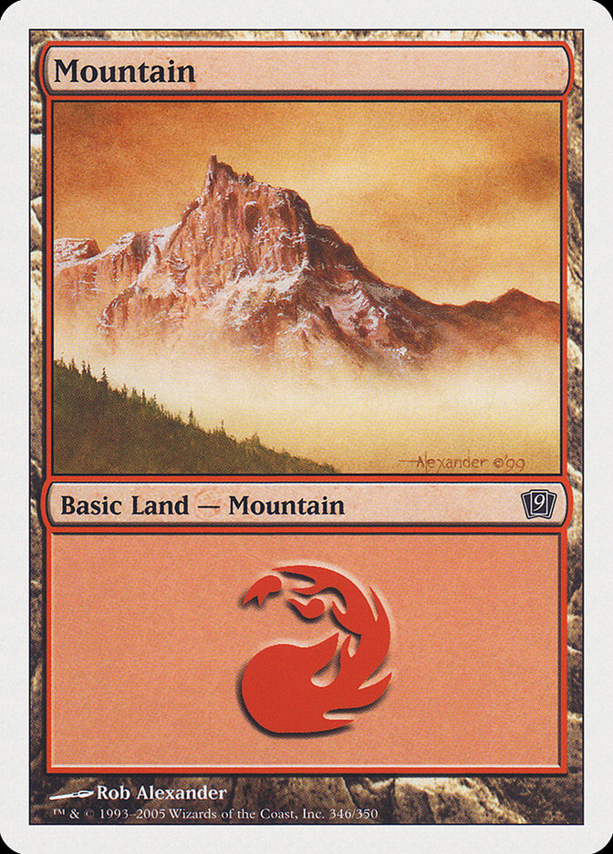 Mountain (346) [Ninth Edition] | Good Games Morley