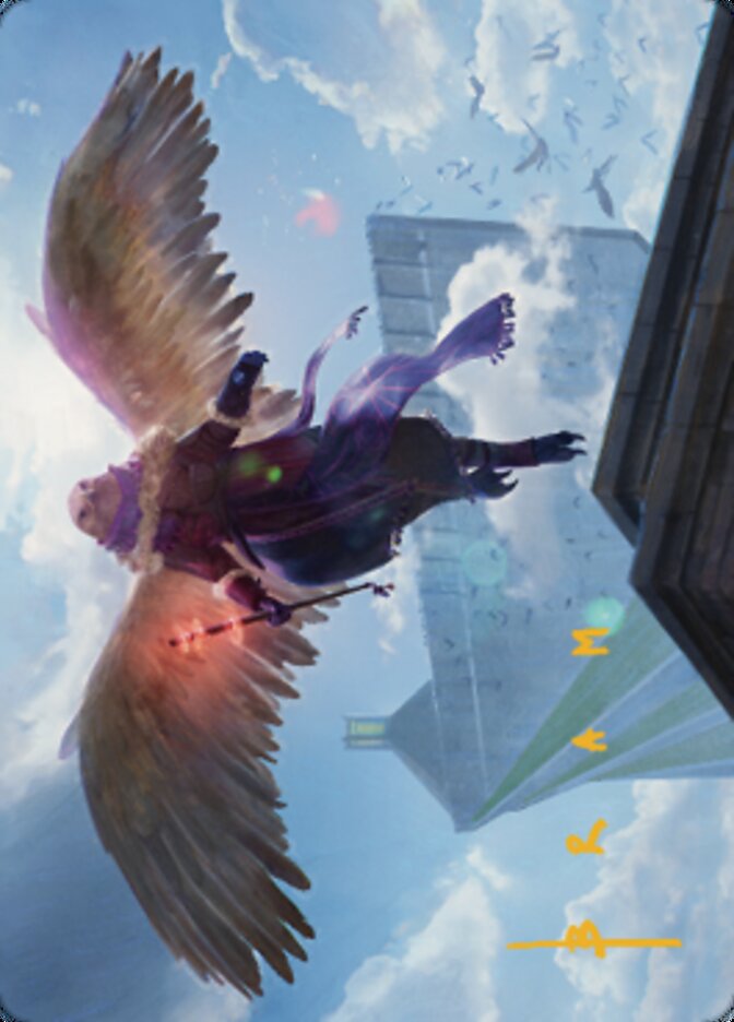 Balmor, Battlemage Captain Art Card 1 (Gold-Stamped Signature) [Dominaria United Art Series] | Good Games Morley