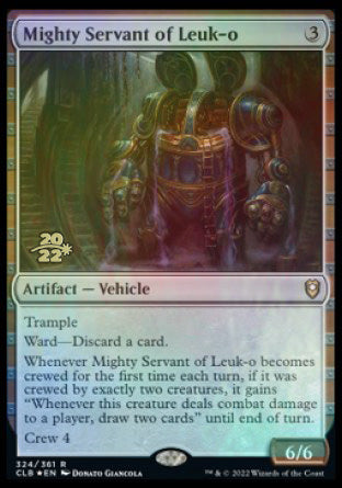Mighty Servant of Leuk-o [Commander Legends: Battle for Baldur's Gate Prerelease Promos] | Good Games Morley