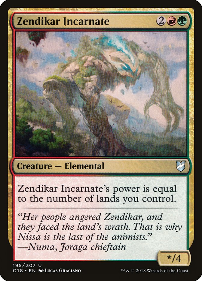Zendikar Incarnate [Commander 2018] | Good Games Morley