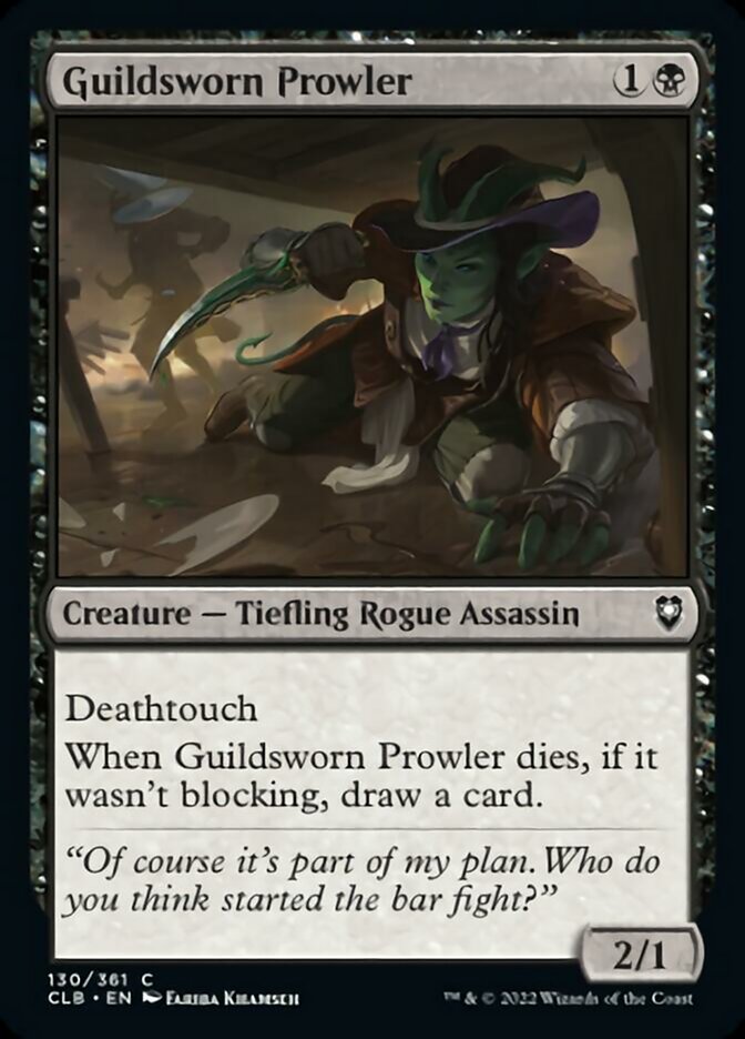 Guildsworn Prowler [Commander Legends: Battle for Baldur's Gate] | Good Games Morley