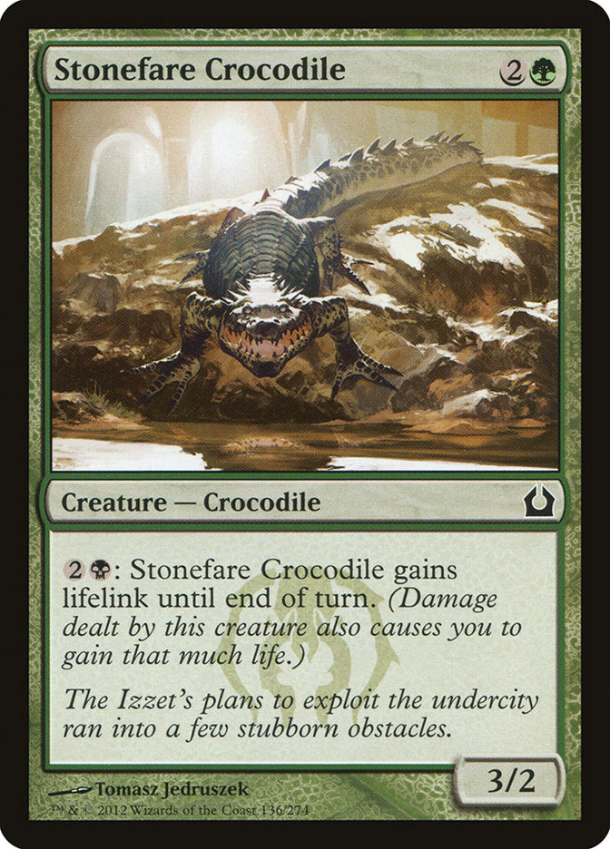 Stonefare Crocodile [Return to Ravnica] | Good Games Morley