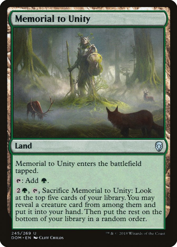 Memorial to Unity [Dominaria] | Good Games Morley