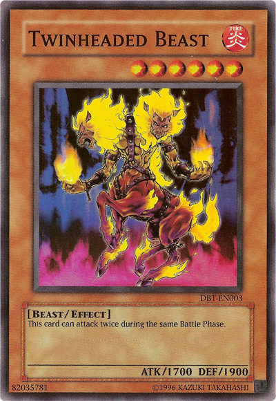 Twinheaded Beast [DBT-EN003] Super Rare | Good Games Morley
