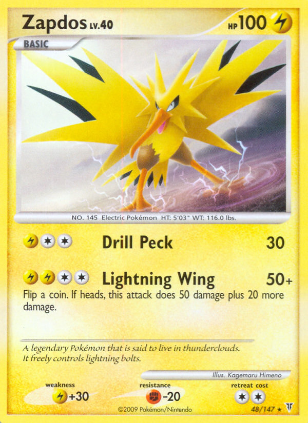 Zapdos (48/147) [Platinum: Supreme Victors] | Good Games Morley