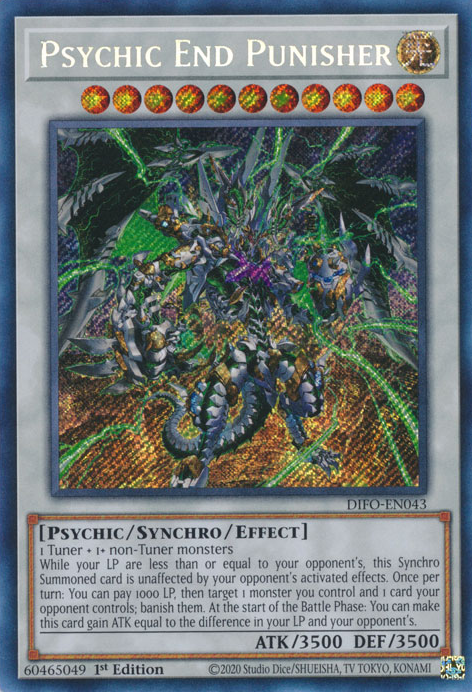 Psychic End Punisher [DIFO-EN043] Secret Rare | Good Games Morley