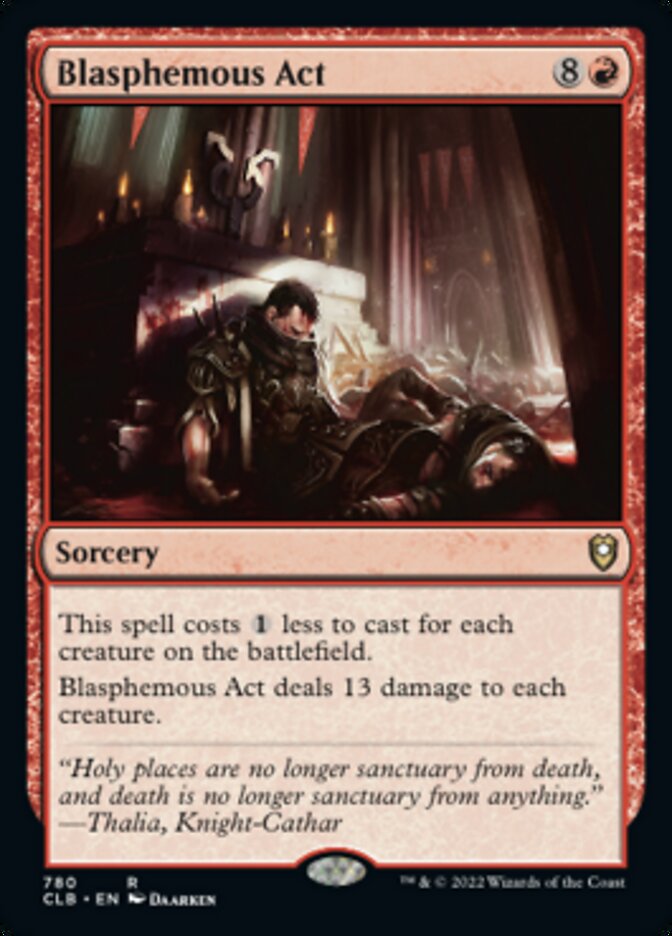 Blasphemous Act [Commander Legends: Battle for Baldur's Gate] | Good Games Morley