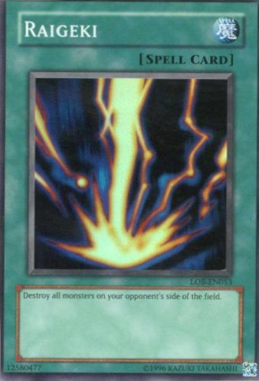 Raigeki [LOB-EN053] Super Rare | Good Games Morley