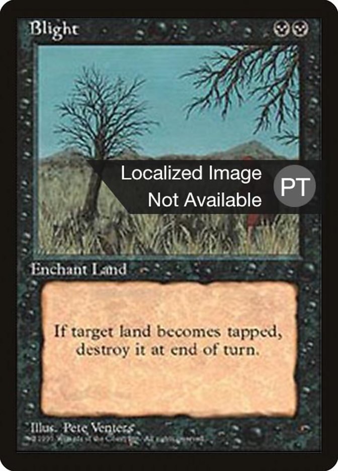 Blight [Fourth Edition (Foreign Black Border)] | Good Games Morley