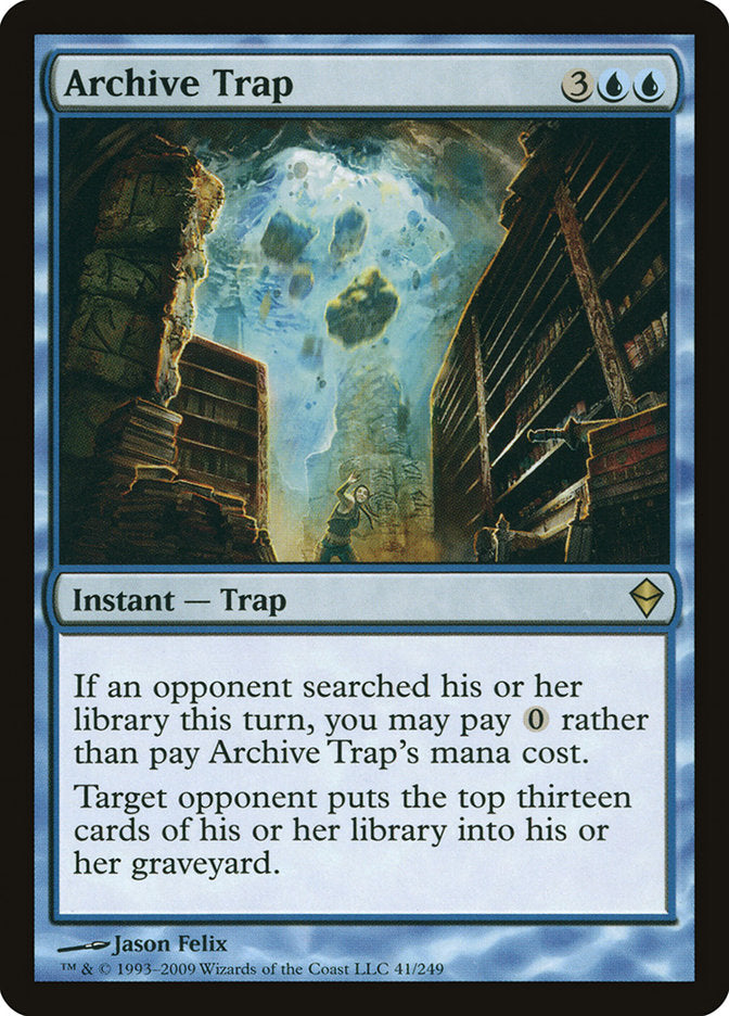 Archive Trap [Zendikar] | Good Games Morley