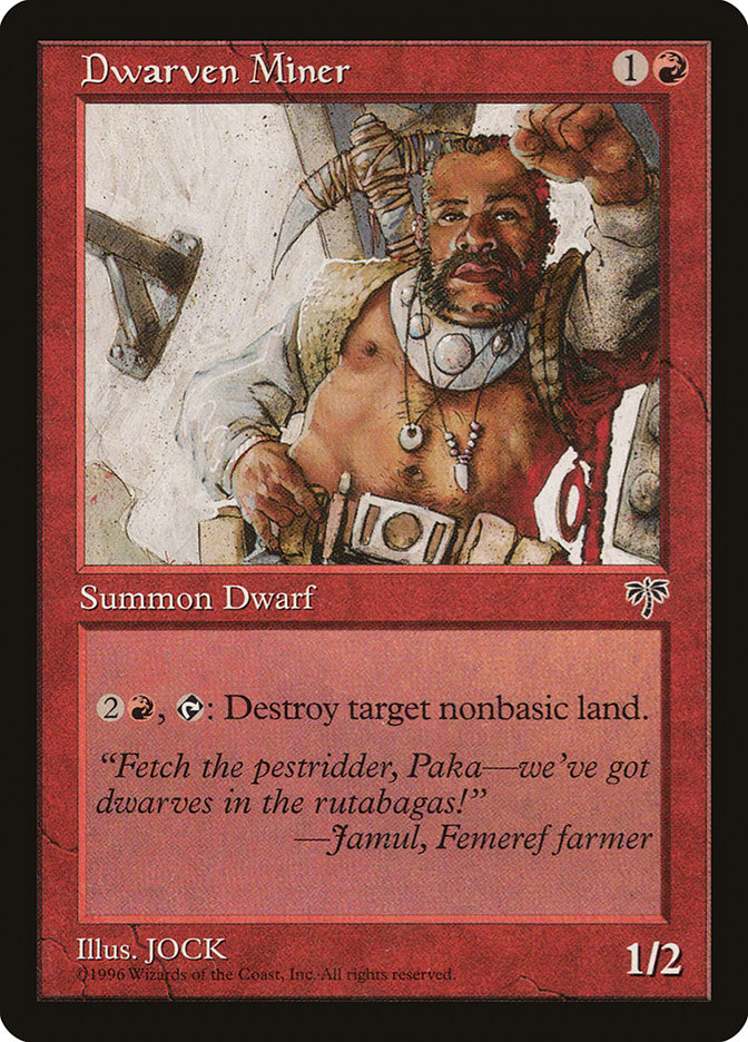 Dwarven Miner [Mirage] | Good Games Morley