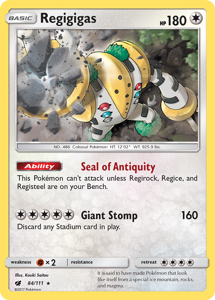 Regigigas (84/111) [Sun & Moon: Crimson Invasion] | Good Games Morley