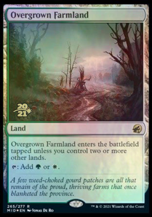 Overgrown Farmland [Innistrad: Midnight Hunt Prerelease Promos] | Good Games Morley