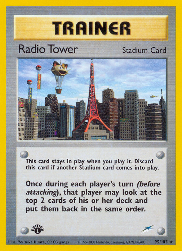 Radio Tower (95/105) [Neo Destiny 1st Edition] | Good Games Morley