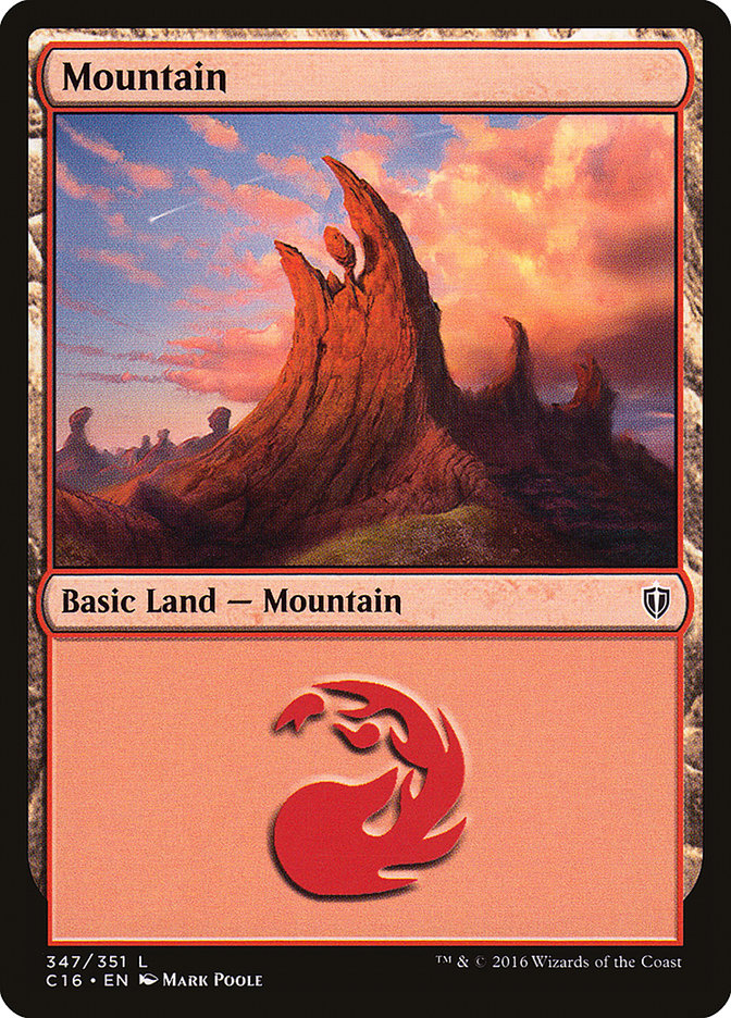Mountain (347) [Commander 2016] | Good Games Morley