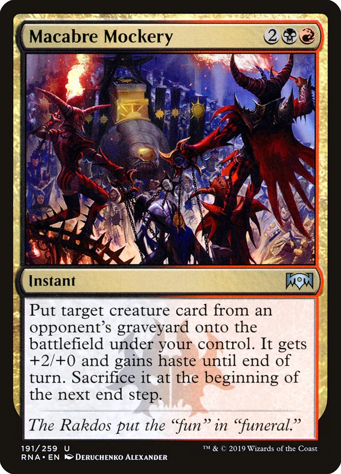 Macabre Mockery [Ravnica Allegiance] | Good Games Morley