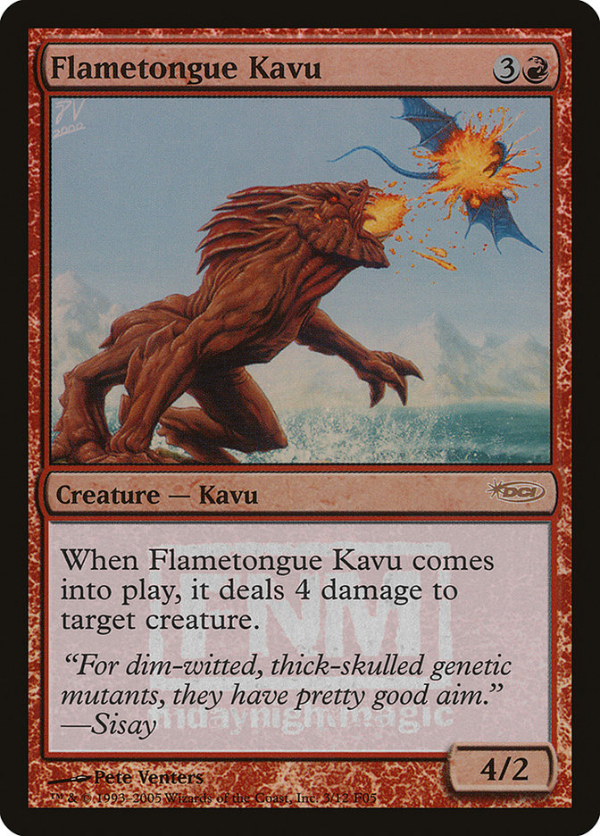Flametongue Kavu [Friday Night Magic 2005] | Good Games Morley