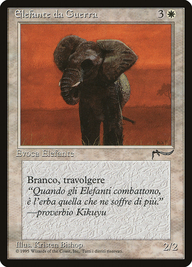 War Elephant (Italian) - "Elefante da Guerra" [Rinascimento] | Good Games Morley